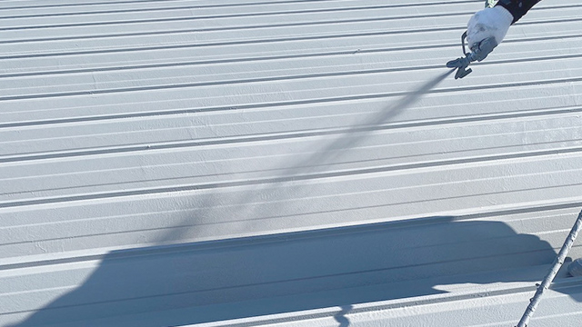 鋼板屋根防水・防錆・遮熱工法(アロンQD防錆コート)