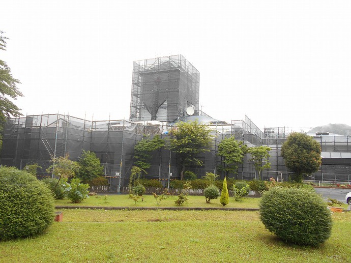 多可赤十字病院老人保健施設 外壁他改修工事